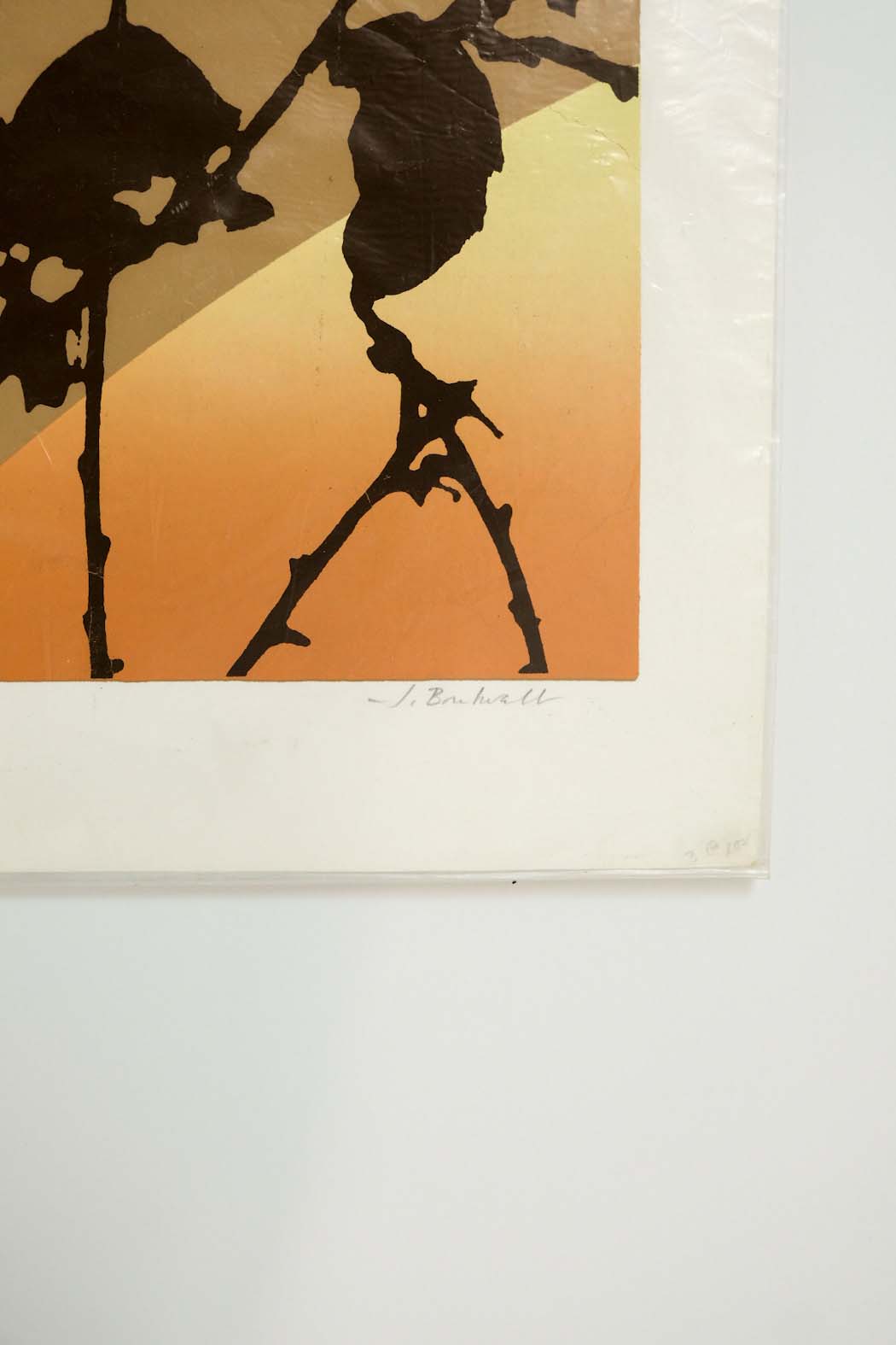Jim Boutwell "Autumn Branches I" Serigraph