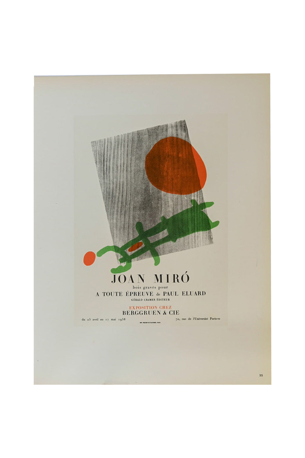 Joan Miro Berggruen and Cie Page 55