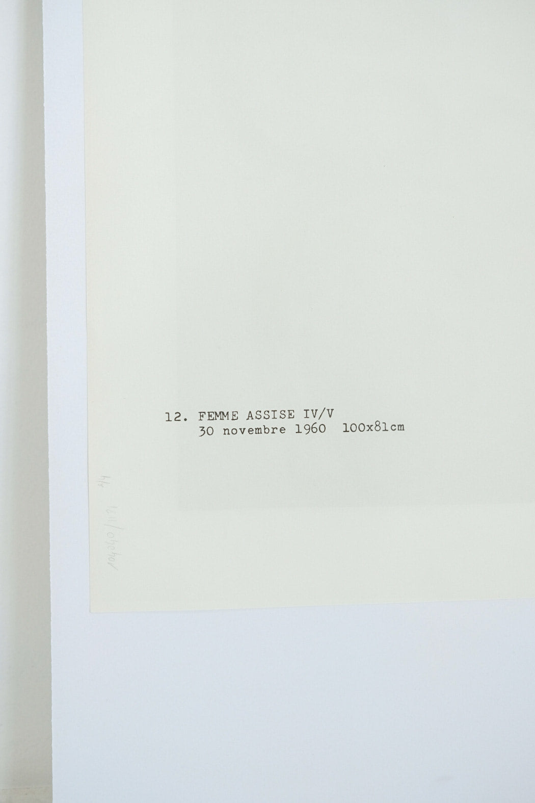 Joan Miro FEMME ASSISE IV/V Plate #12