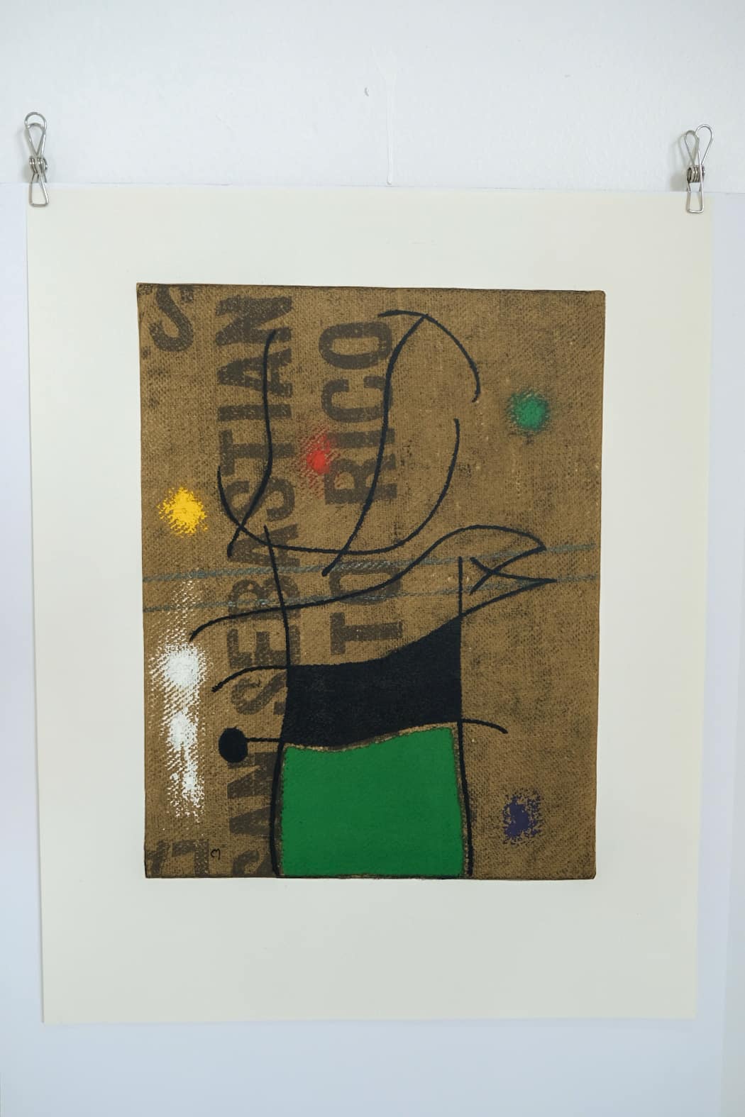 Joan Miro FEMME ET OISEAU IV/X Plate #17