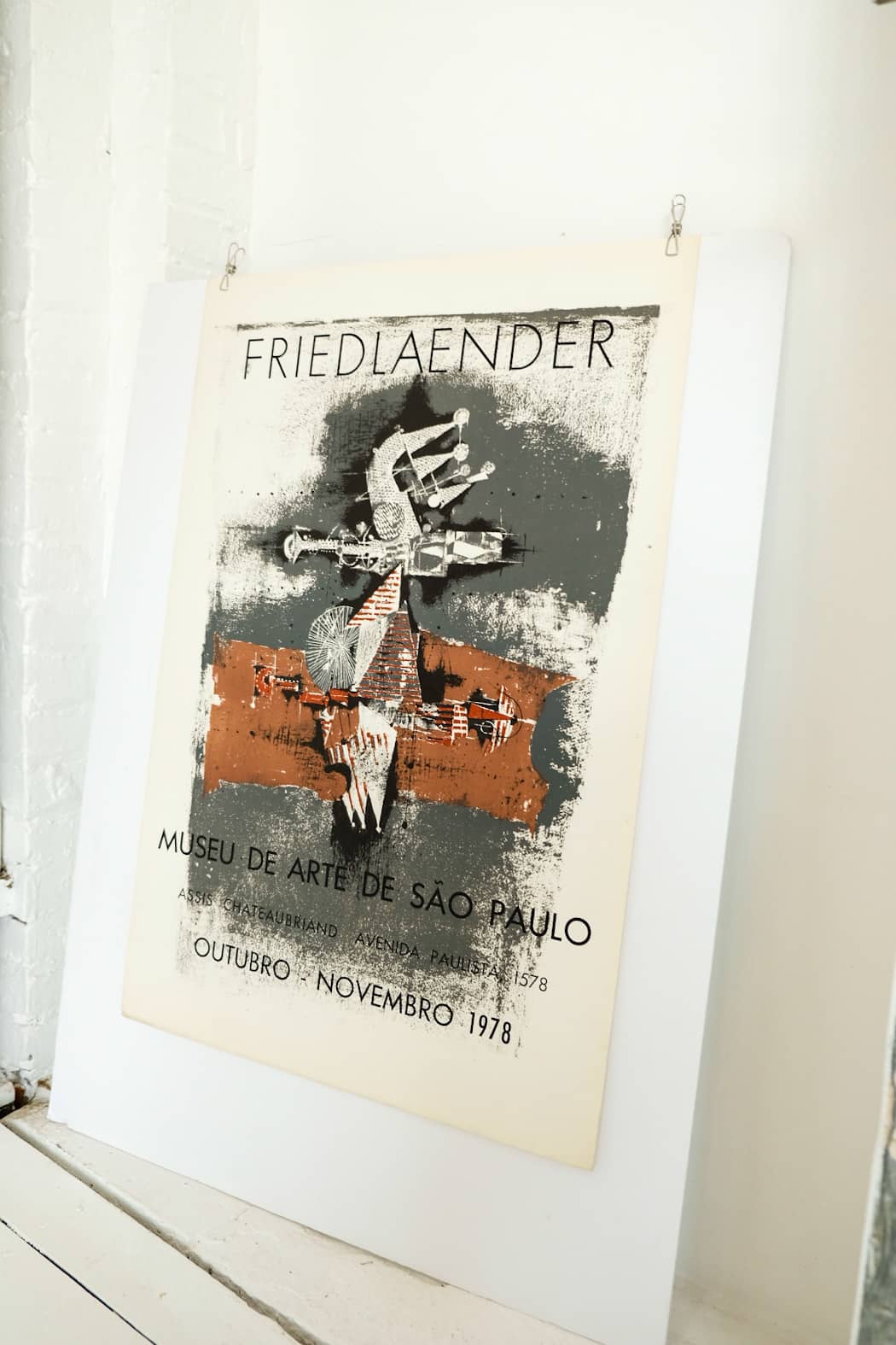 Johnny Friedlaender Museu de Arte de São Paulo Lithograph Print