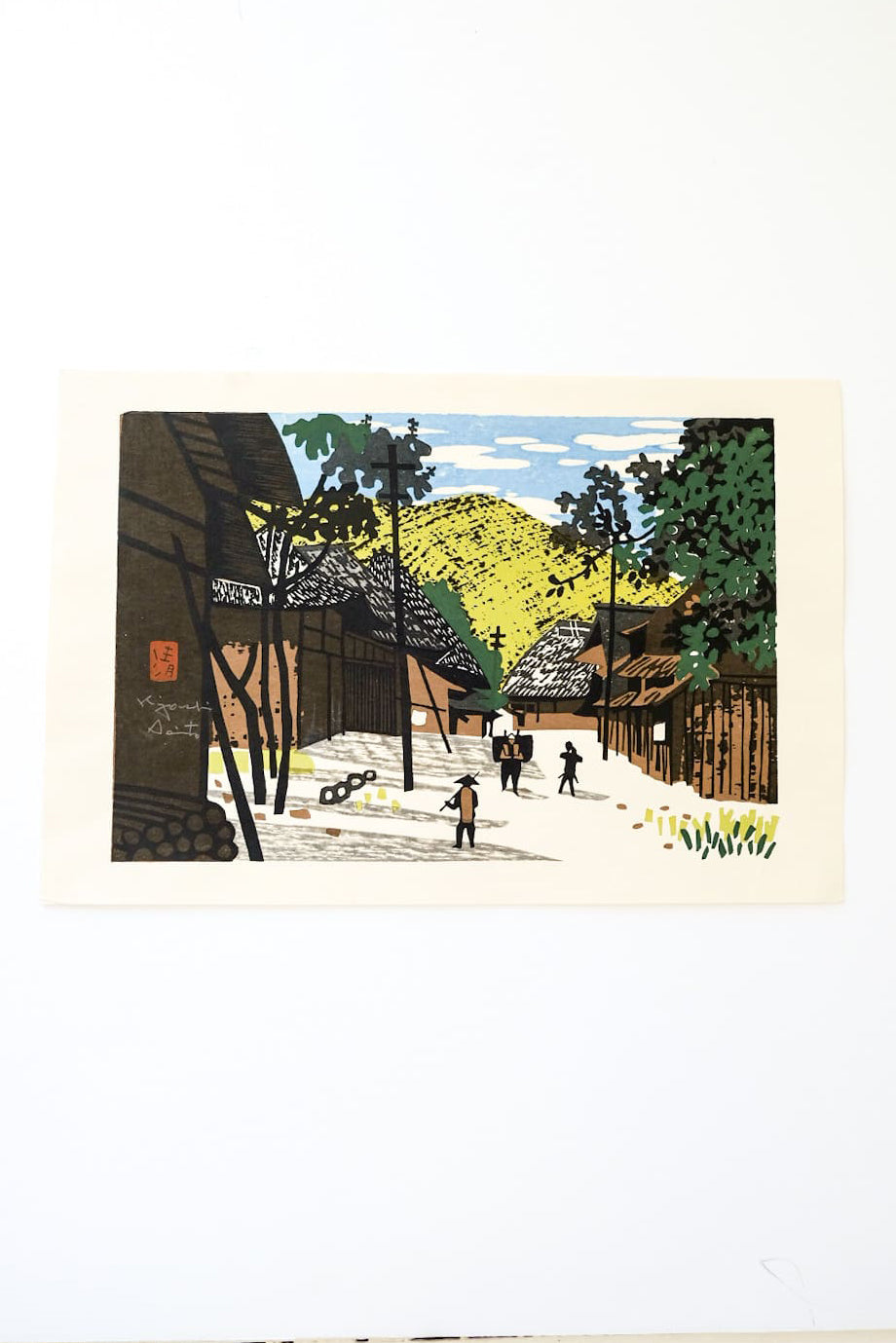 Kiyoshi Saito Summer in Aizu Woodblock Print