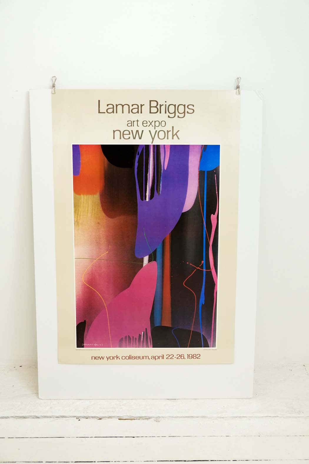 Lamar Briggs Art Expo NY "Nightriffs" 1982