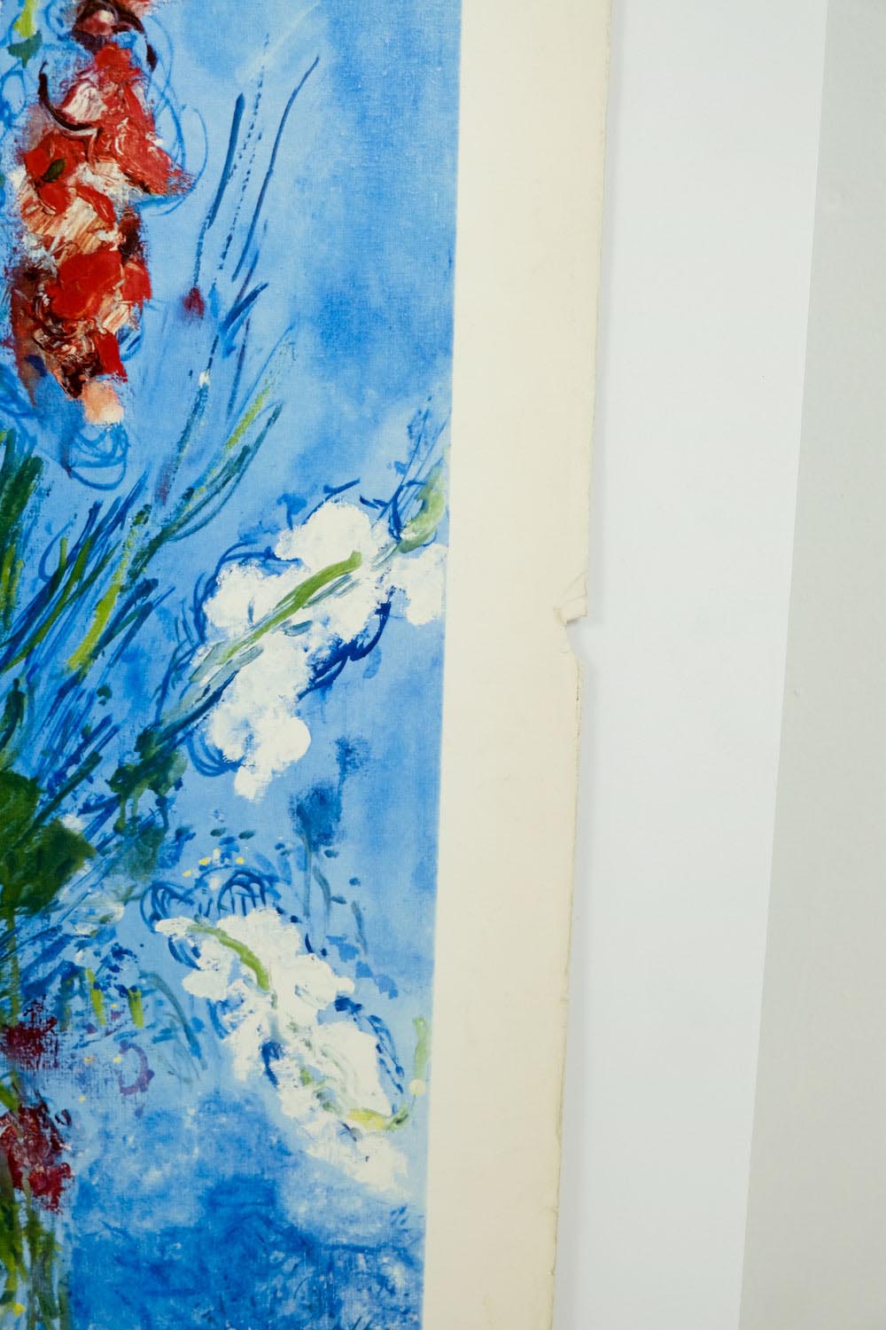 Marc Chagall 水彩画 リトグラフ　約107cm x 94cm Marc Chagall リトグラフ 1887-1985 シャガール 絵画 - メルカリ