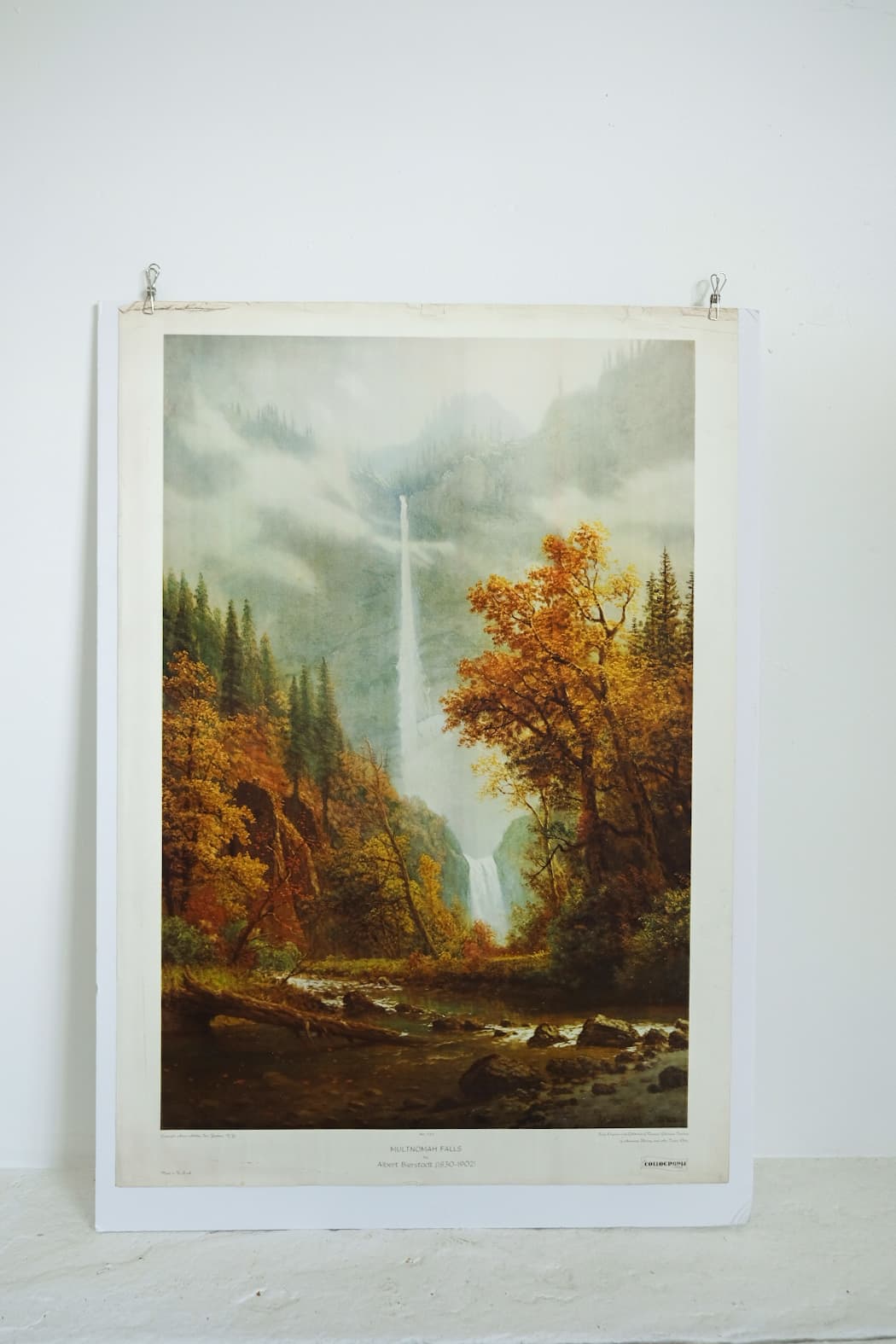 Multnomah Falls by Albert Bierstadt Print
