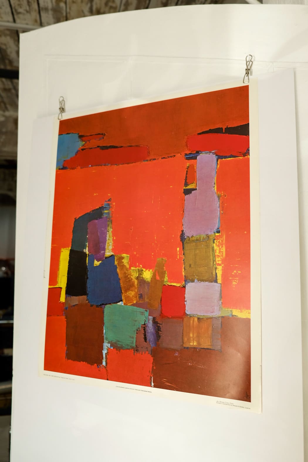 Nicolas de Stael Figure On The Beach Color Print