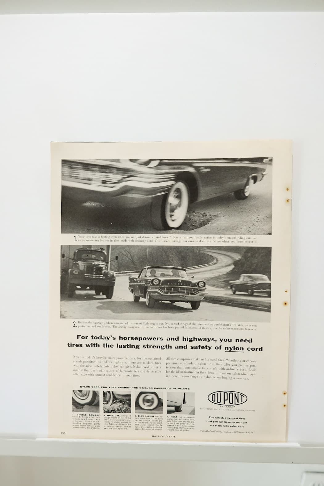 Nylon Cord Tires Print Ad