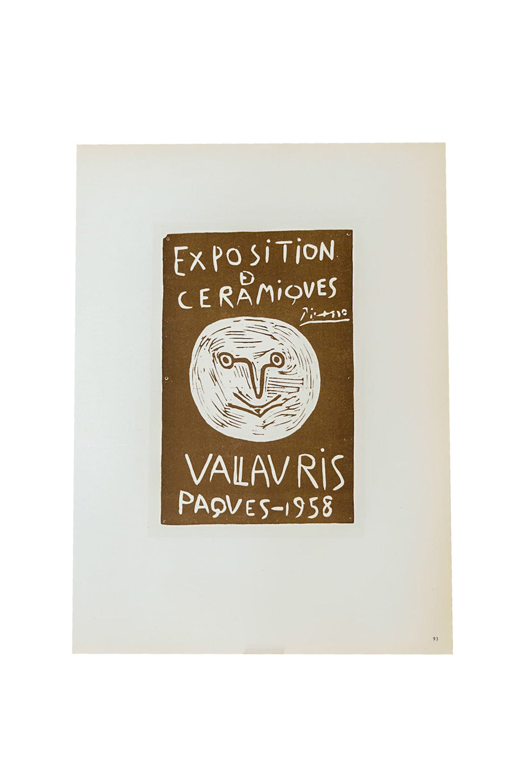 Pablo Picasso Exposition De Ceramiques Vallauris Page 93