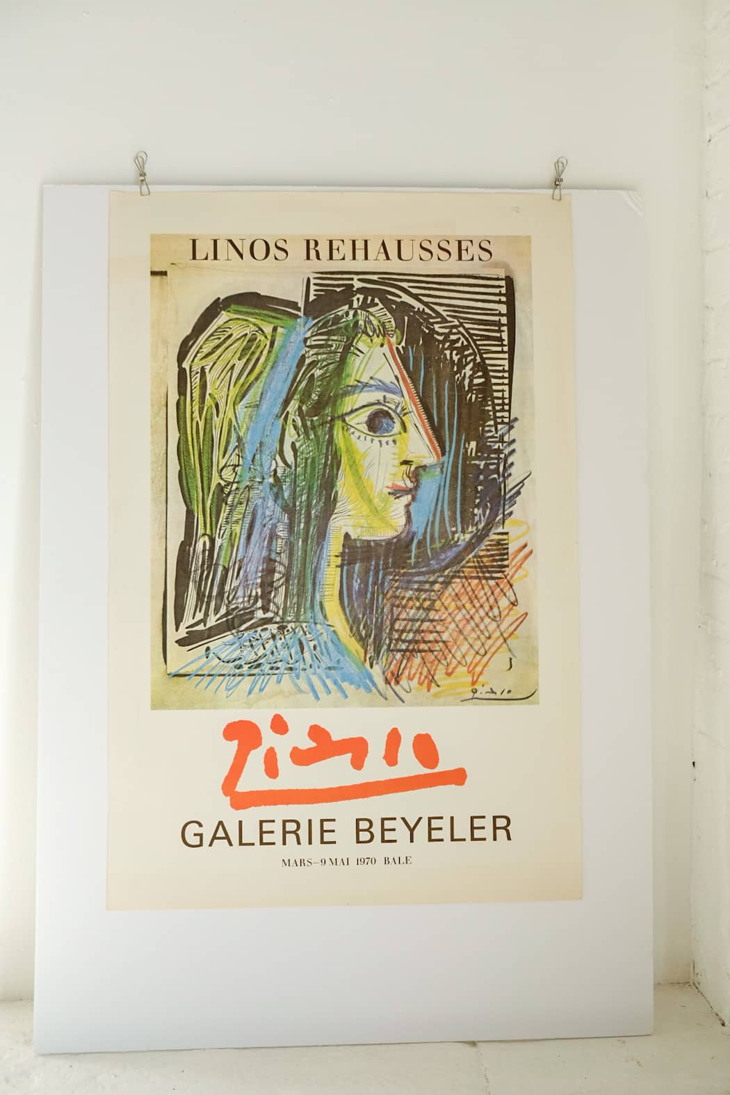 Pablo Picasso Galerie Beyeler 1970 Paris