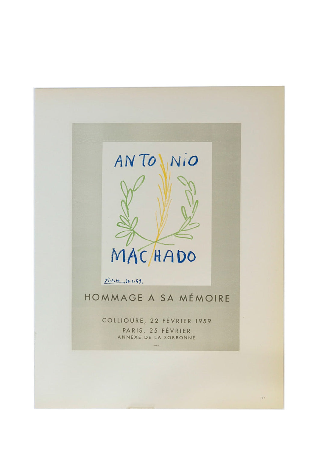 Pablo Picasso Hommage a Antonio Machado Page 97