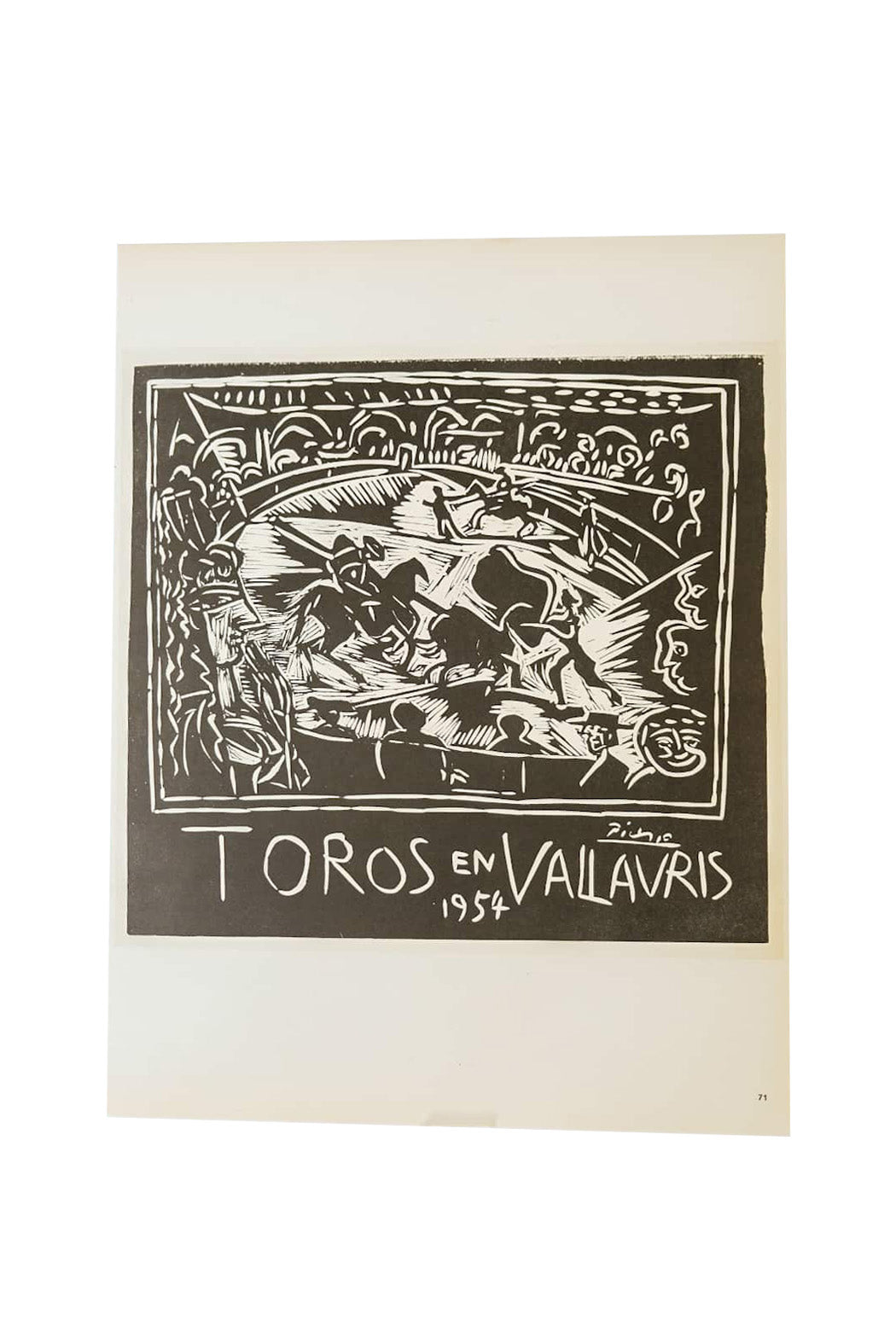 Pablo Picasso Toros En Vallauris 1954 Page 71