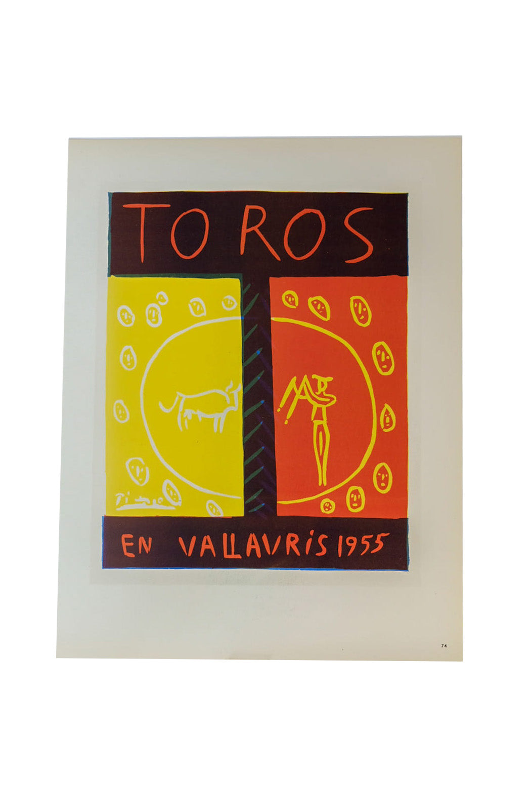 Pablo Picasso Toros En Vallauris 1955 Page 74
