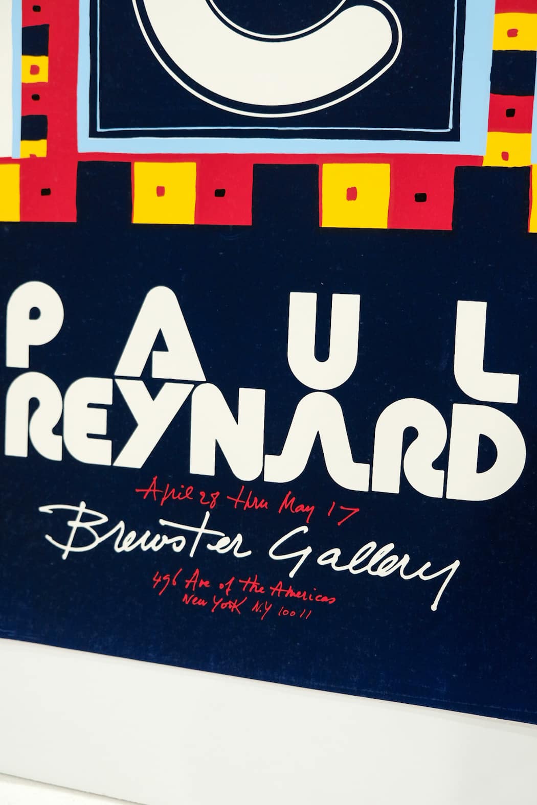 Paul Reynard Exhibition Screenprint at Brewster Gallery