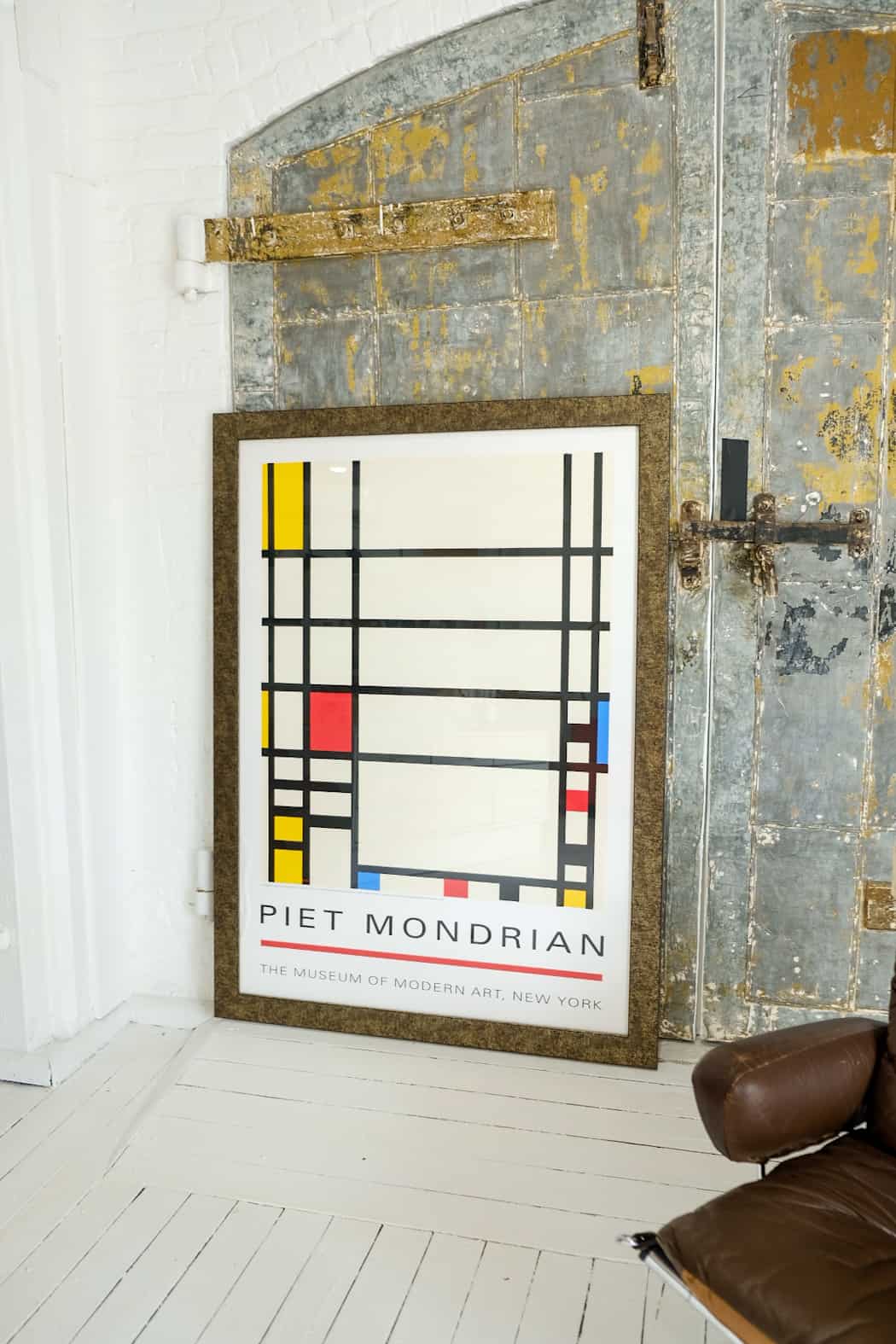 Piet Mondrian “Trafalgar Square” Museum Framed Print