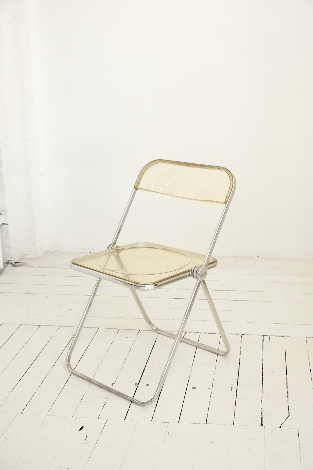 Plia Folding Chair by Giancarlo Piretti for Castelli in Clear