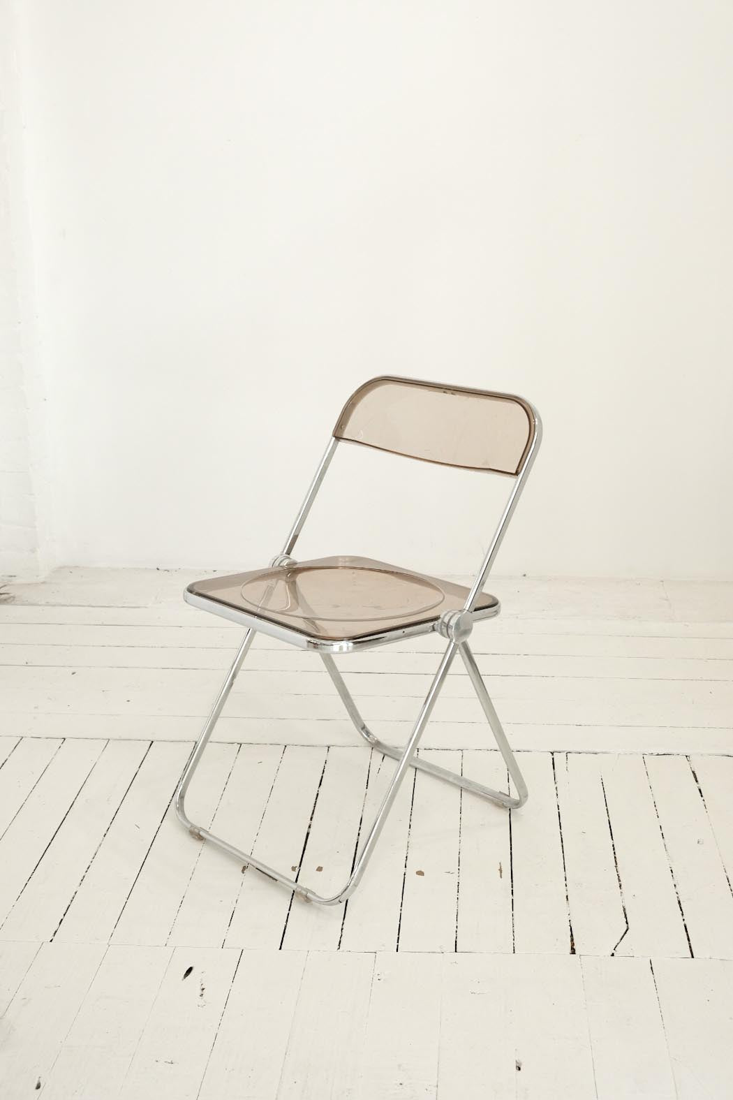 Plia Folding Chair by Giancarlo Piretti for Castelli in Smoke