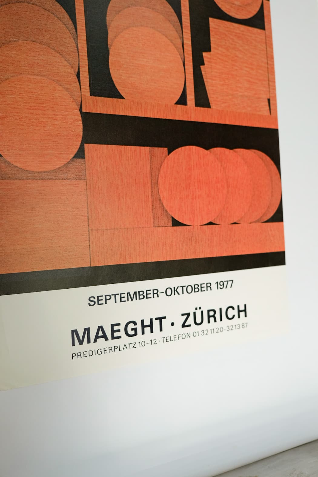 Pol Bury Maeght Zurich 1977 Exhibition Print