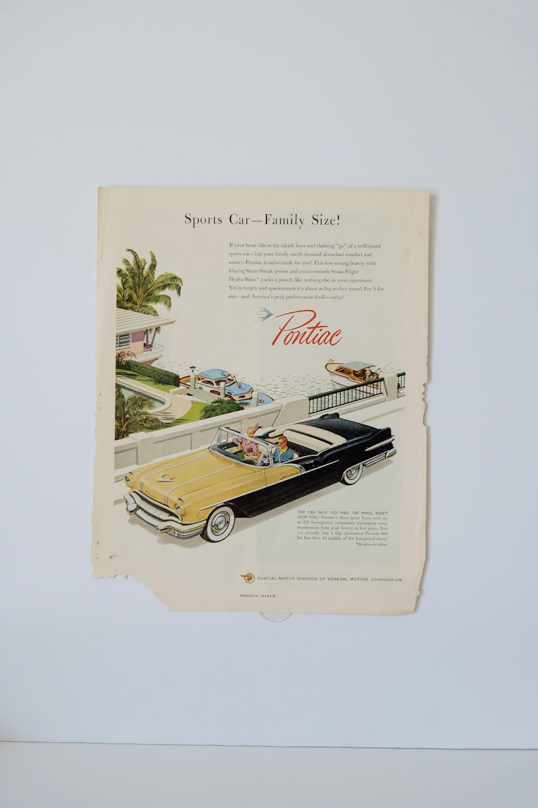 Pontiac 860 Print Ad