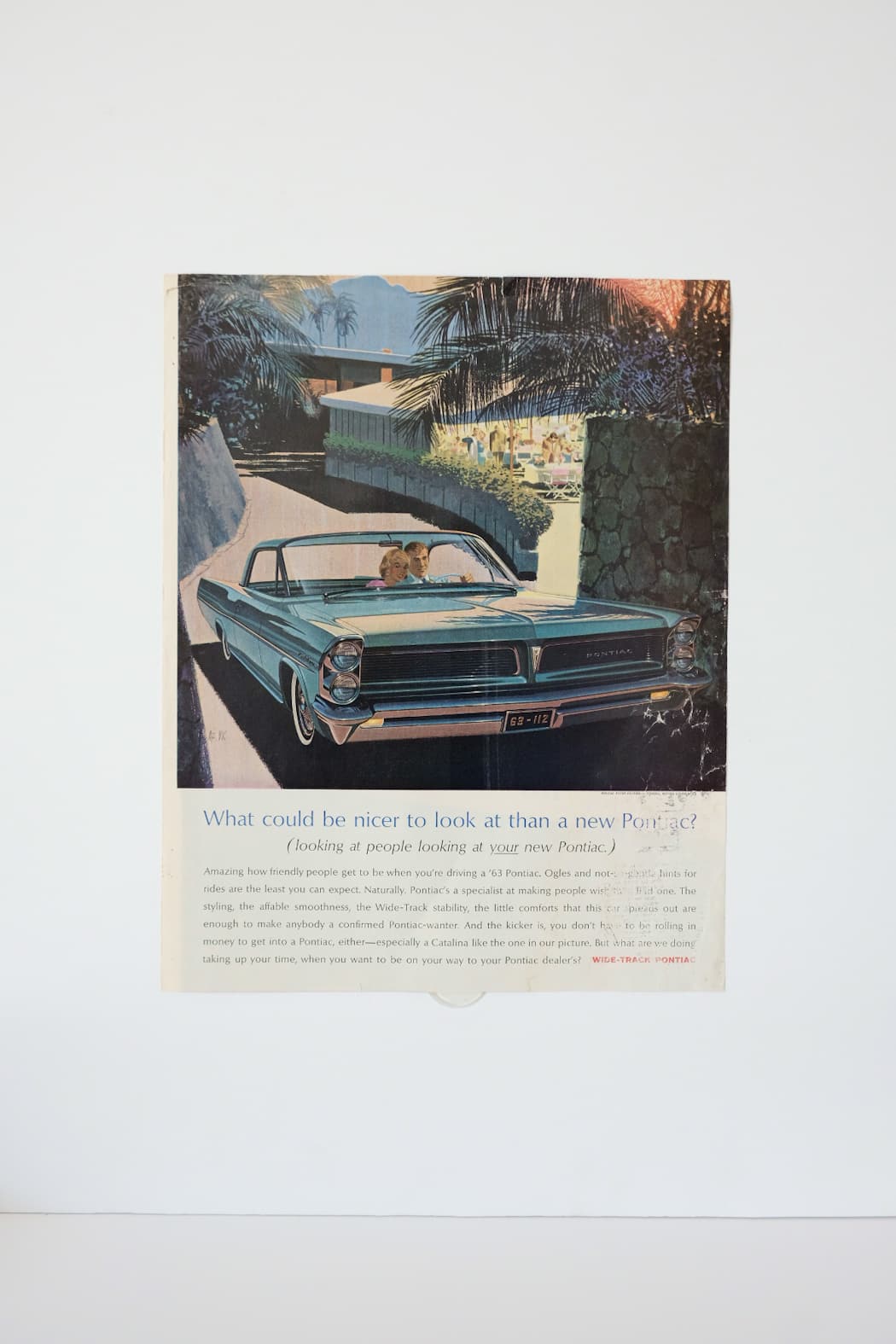 Pontiac Catalina 1963 Print Ad