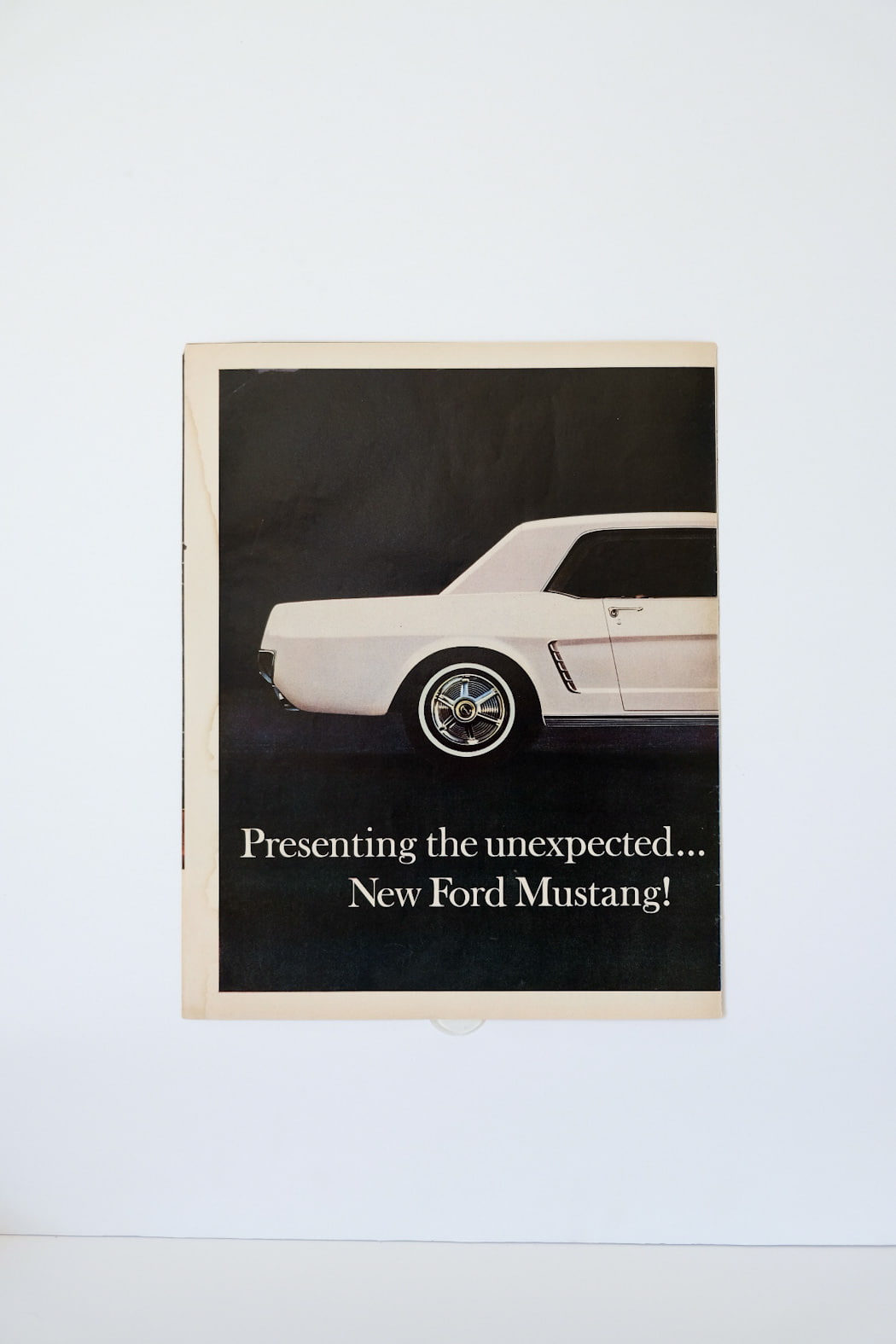 Presenting the Unexpected New Ford Mustang Print Ad