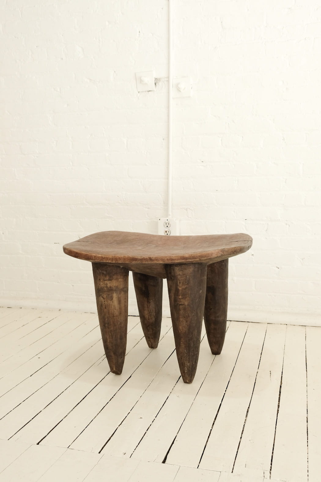 Senufo End Table in Brown