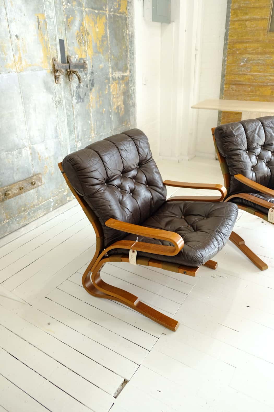 Skyline Leather Armchairs by Einar Hove for Hove Mobler