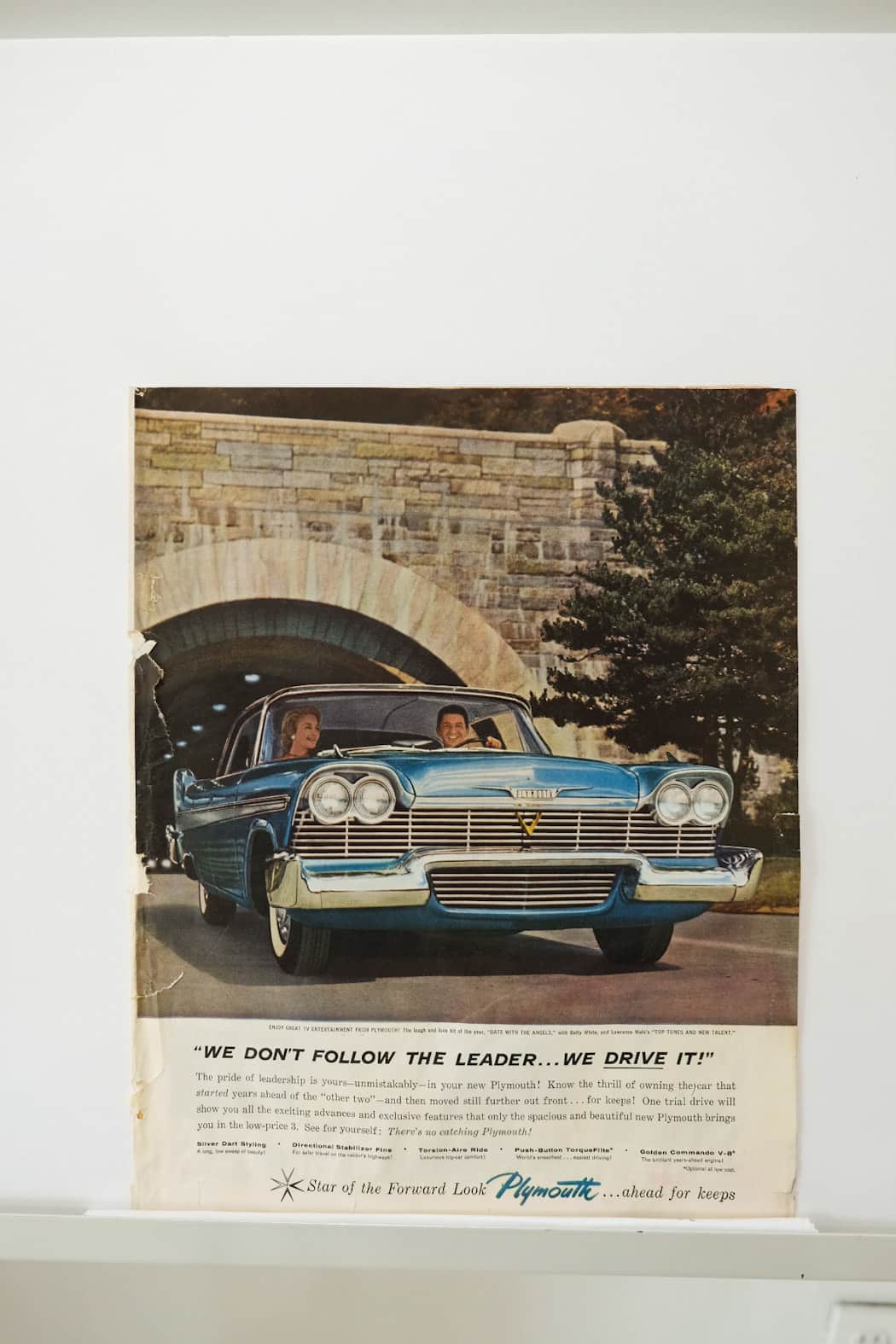 Star of the Forward Look Plymouth Print Ad