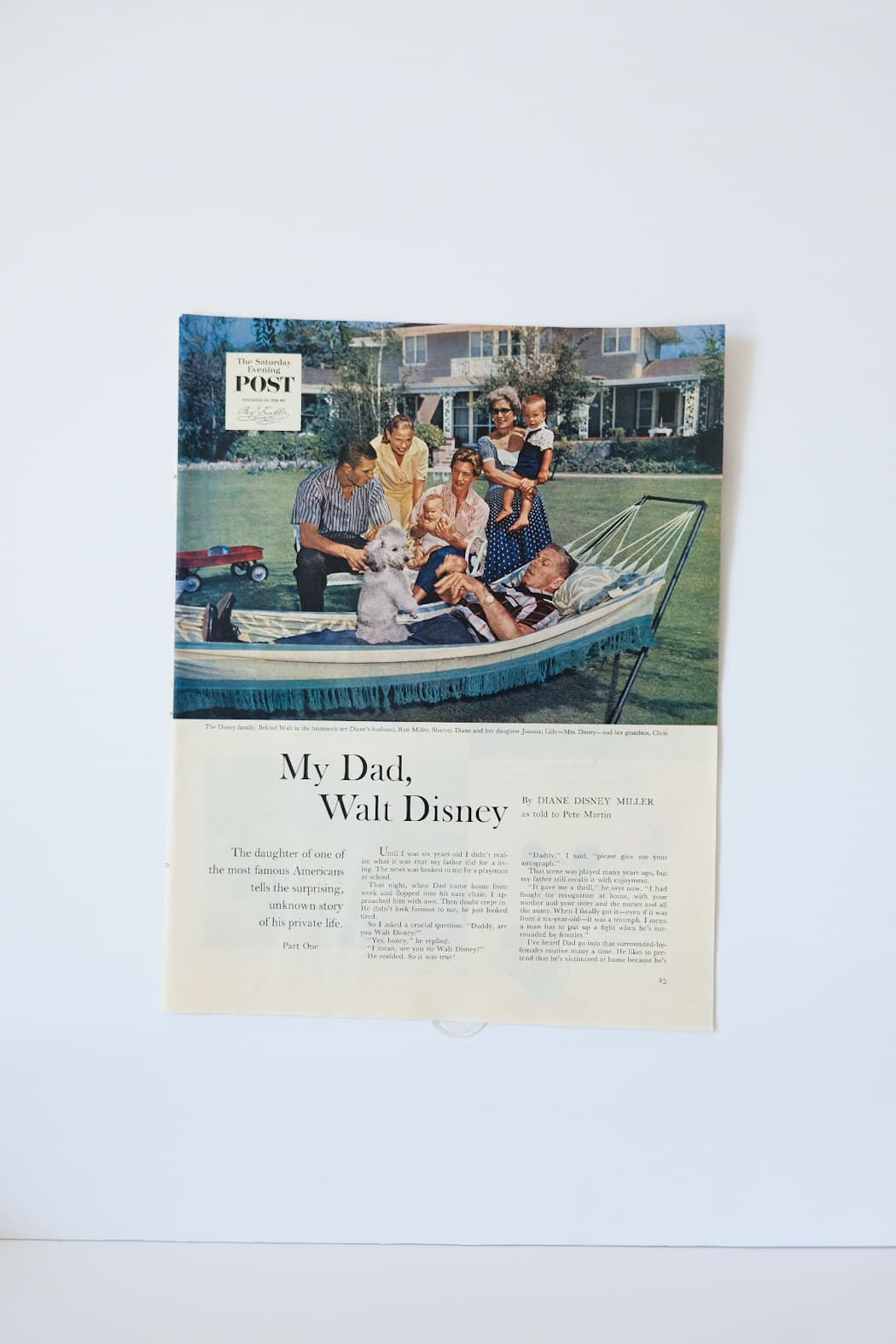 The Disney Family Print Ad