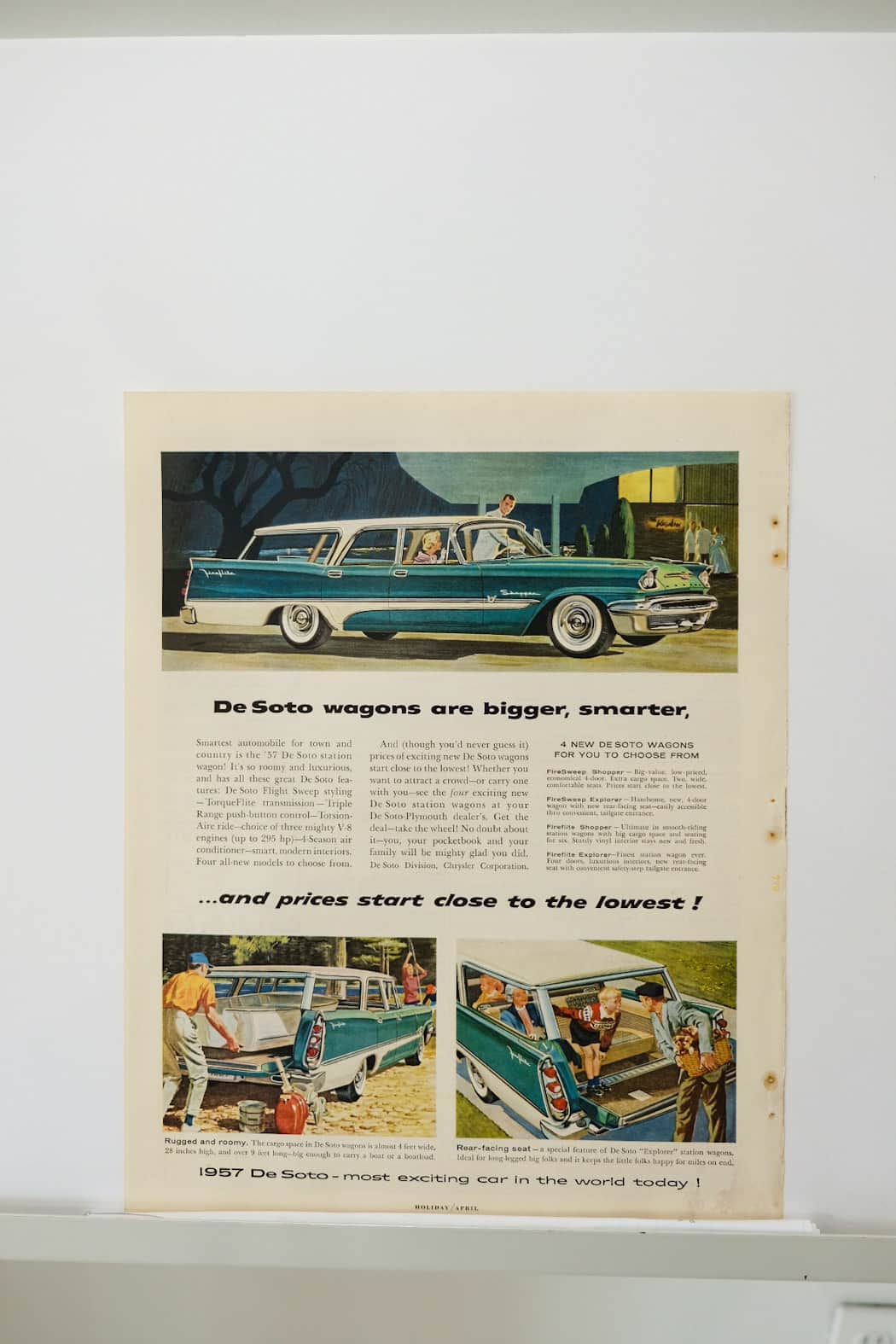 1957 De Soto Station Wagon Print Ad