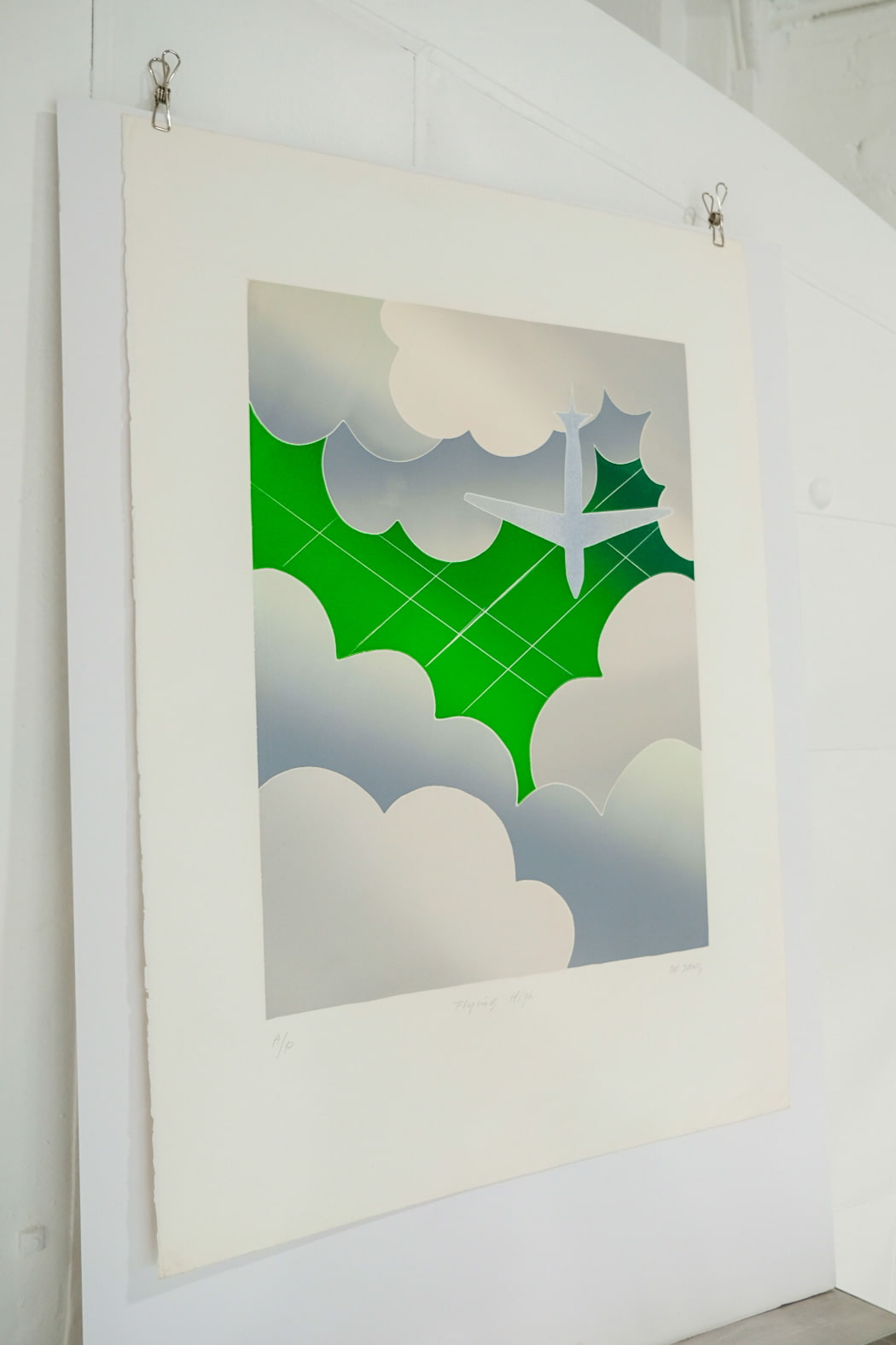 Thom De Jong Flying Over Relief Print