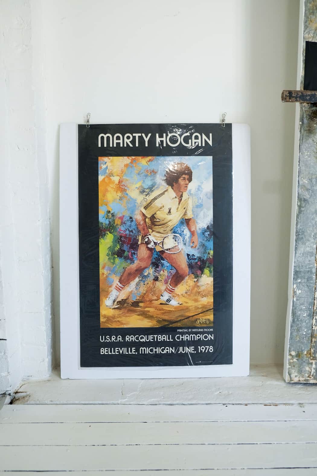 Wayland Moore Marty Hogan Racquetball Championship 1978 Print