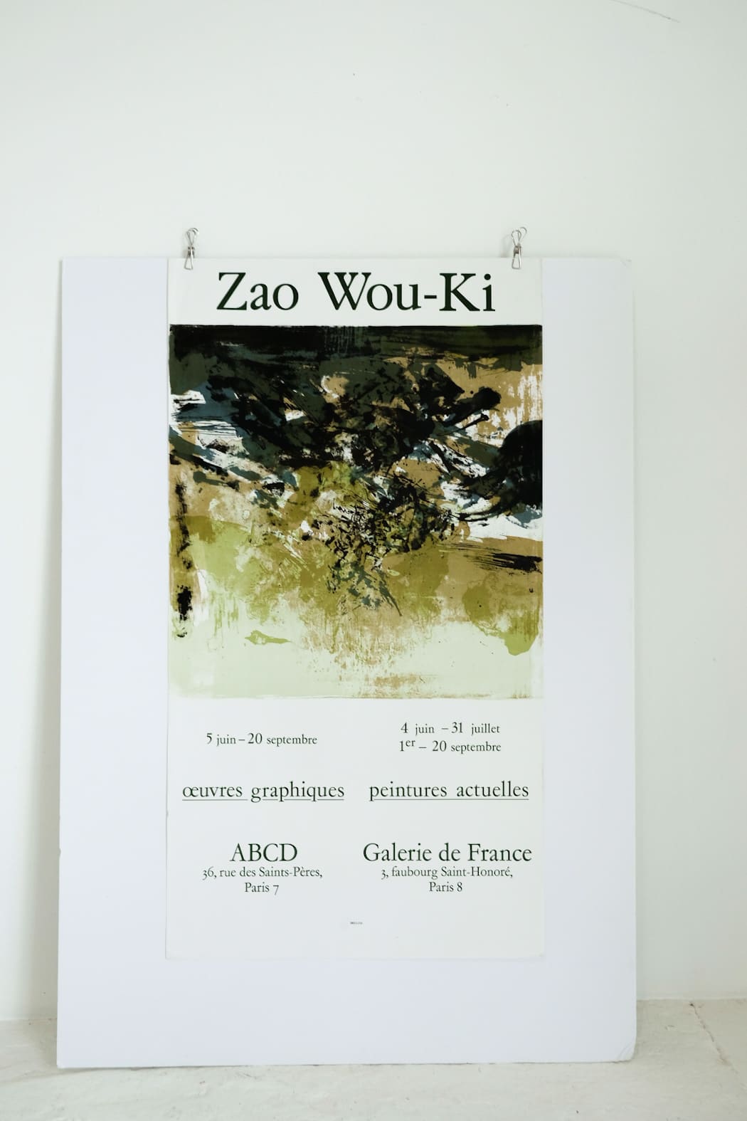 Zao Wou-Ki Galerie de France