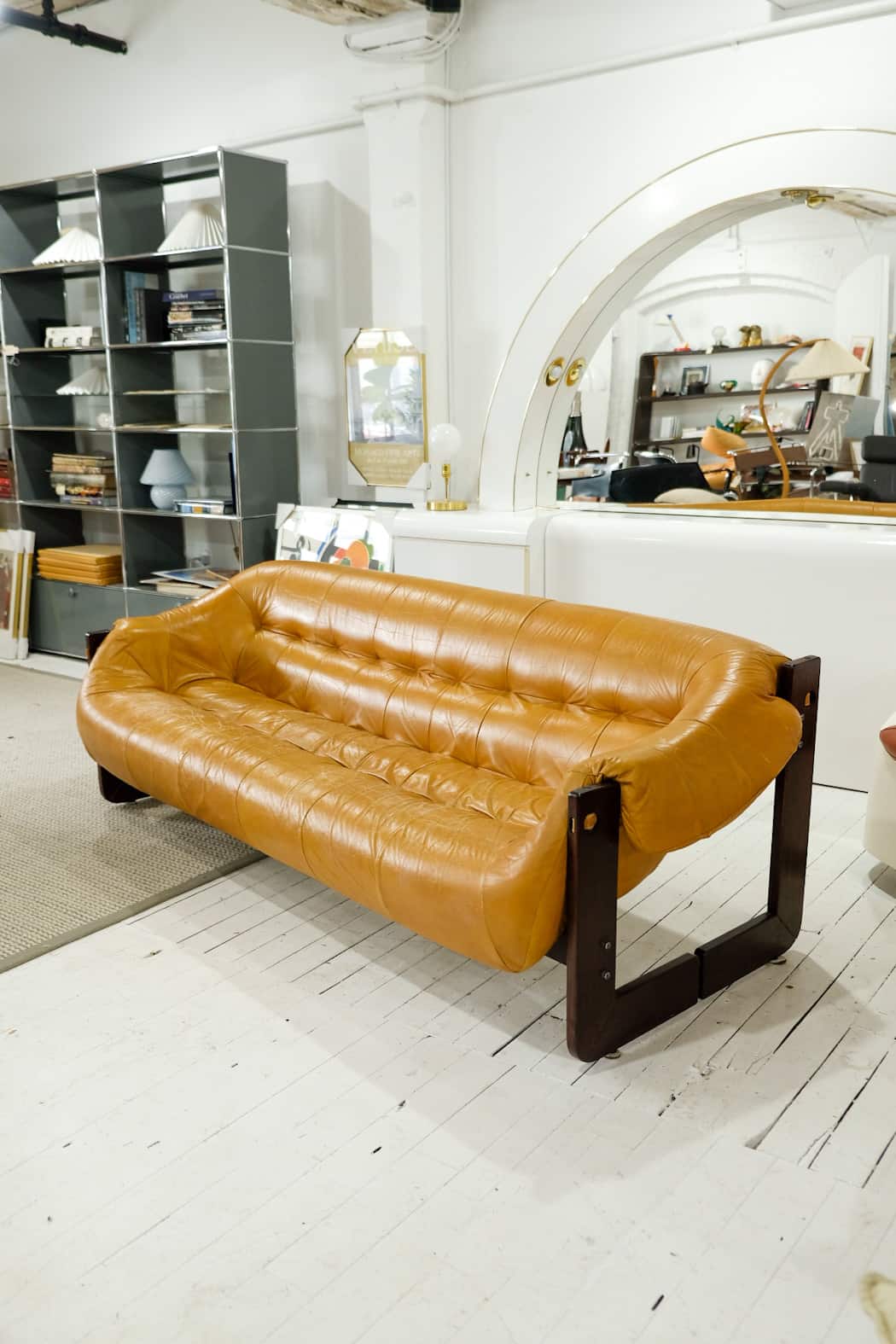 Percival Lafer MP-97 Leather Sofa