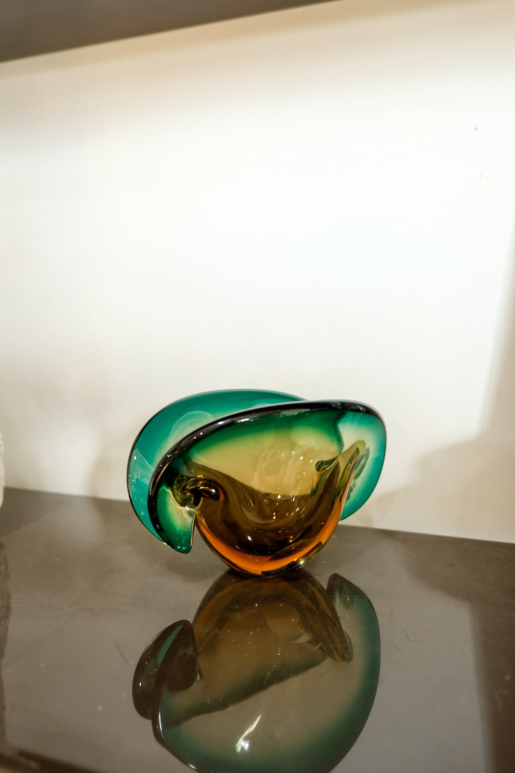Vintage Murano Style Glass Bowl