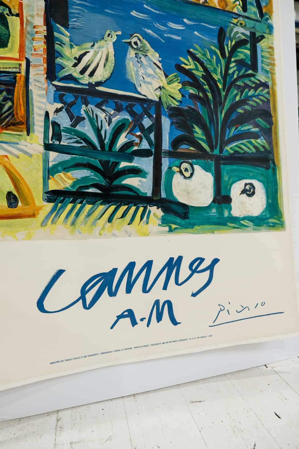 Cannes AM by Pablo Picasso 1962 Original Stone Lithograph