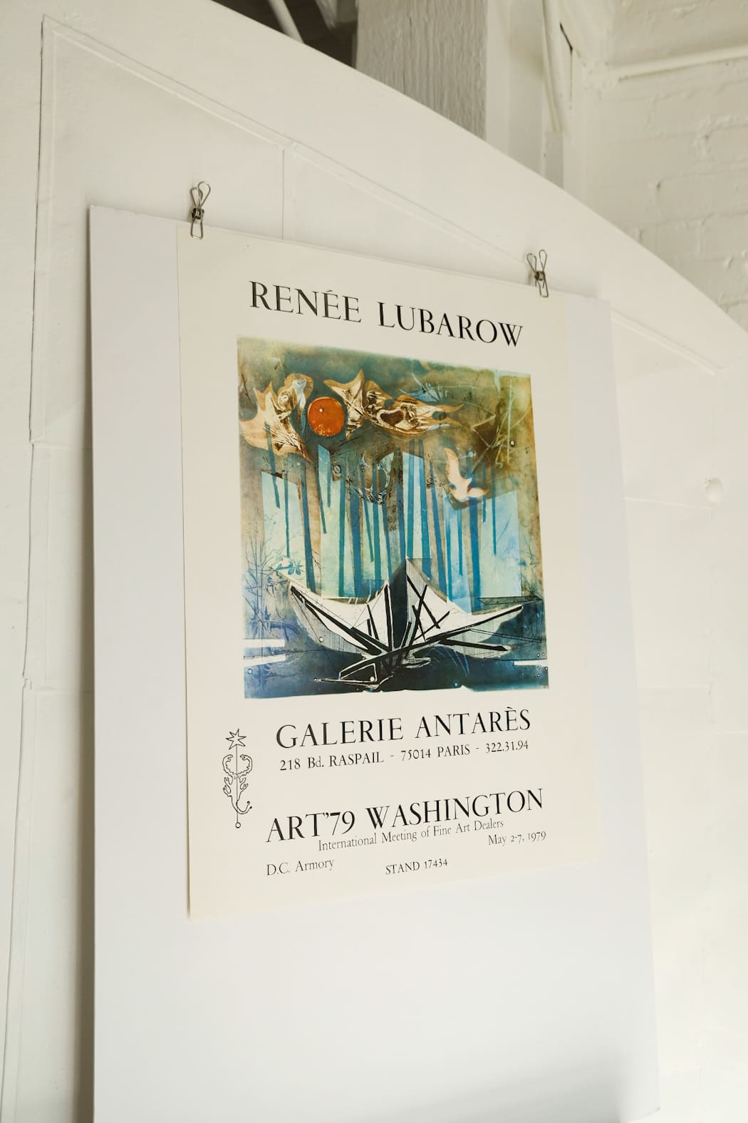 Renee Lubarow Galerie Antares 1979 Exhibition Print